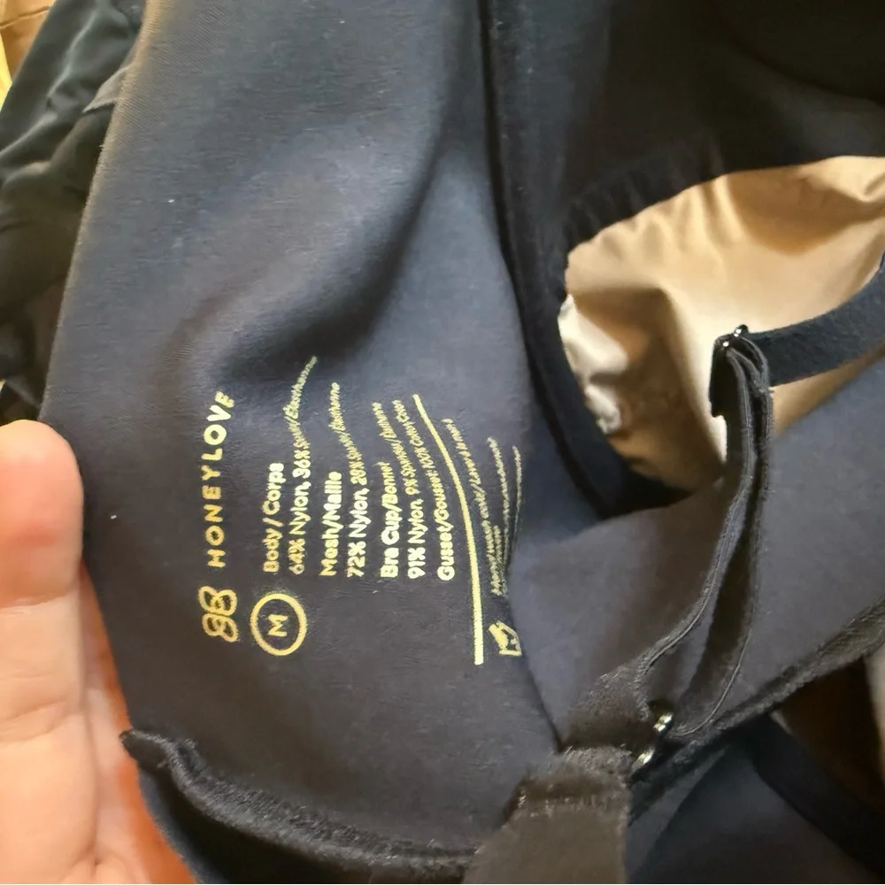 (For towerk2) Honeylove Black Thong Bodysuit - Picture 6 of 6